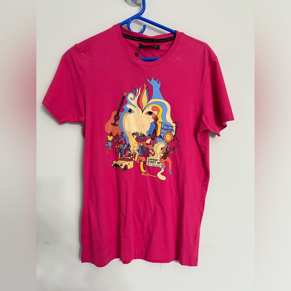Ben Sherman NWT carnaby street mod t-shirt 100% cotton